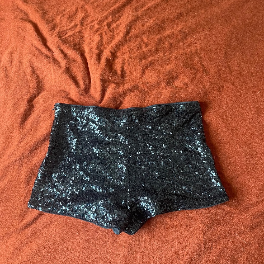 Sequin hot shorts